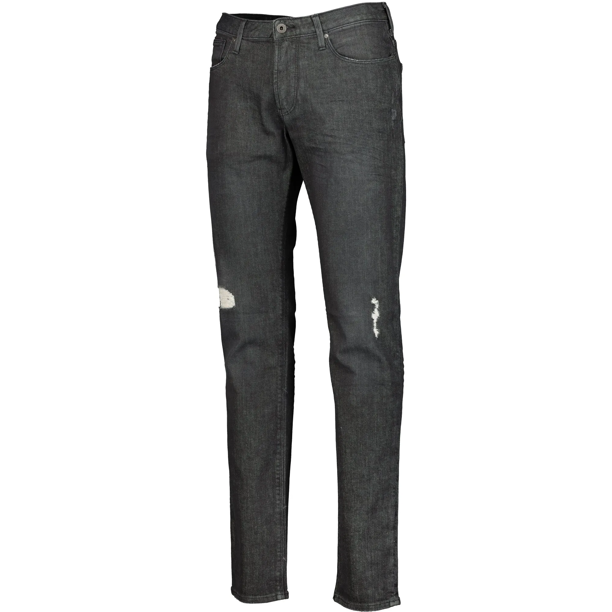 Armani 'J06' Distressed Slim Fit Jeans