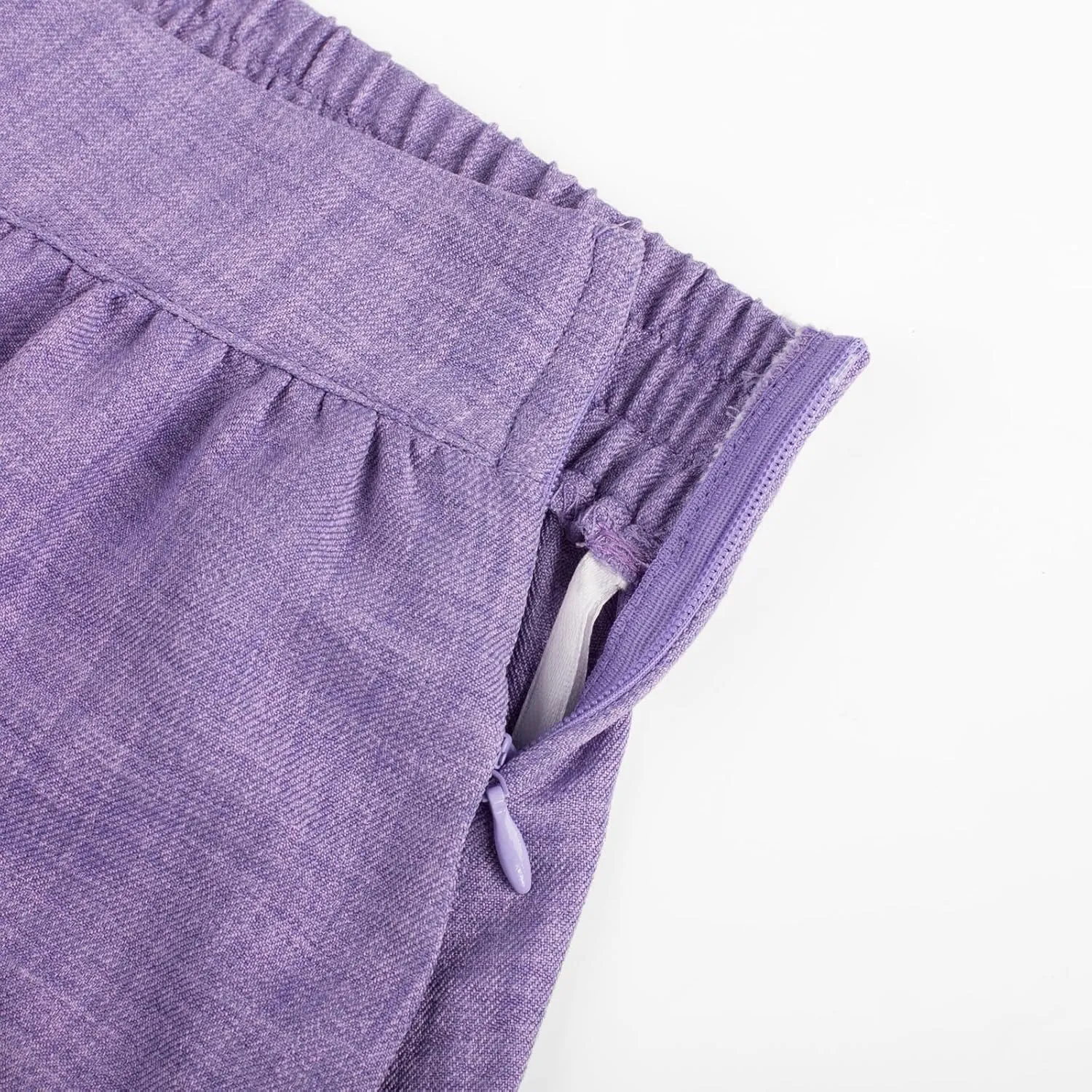 Belle Poque Vintage Skirts for Women Tiered Long Skirts High Waisted Asymmetrical Ruffle A Line Skirt with Pockets