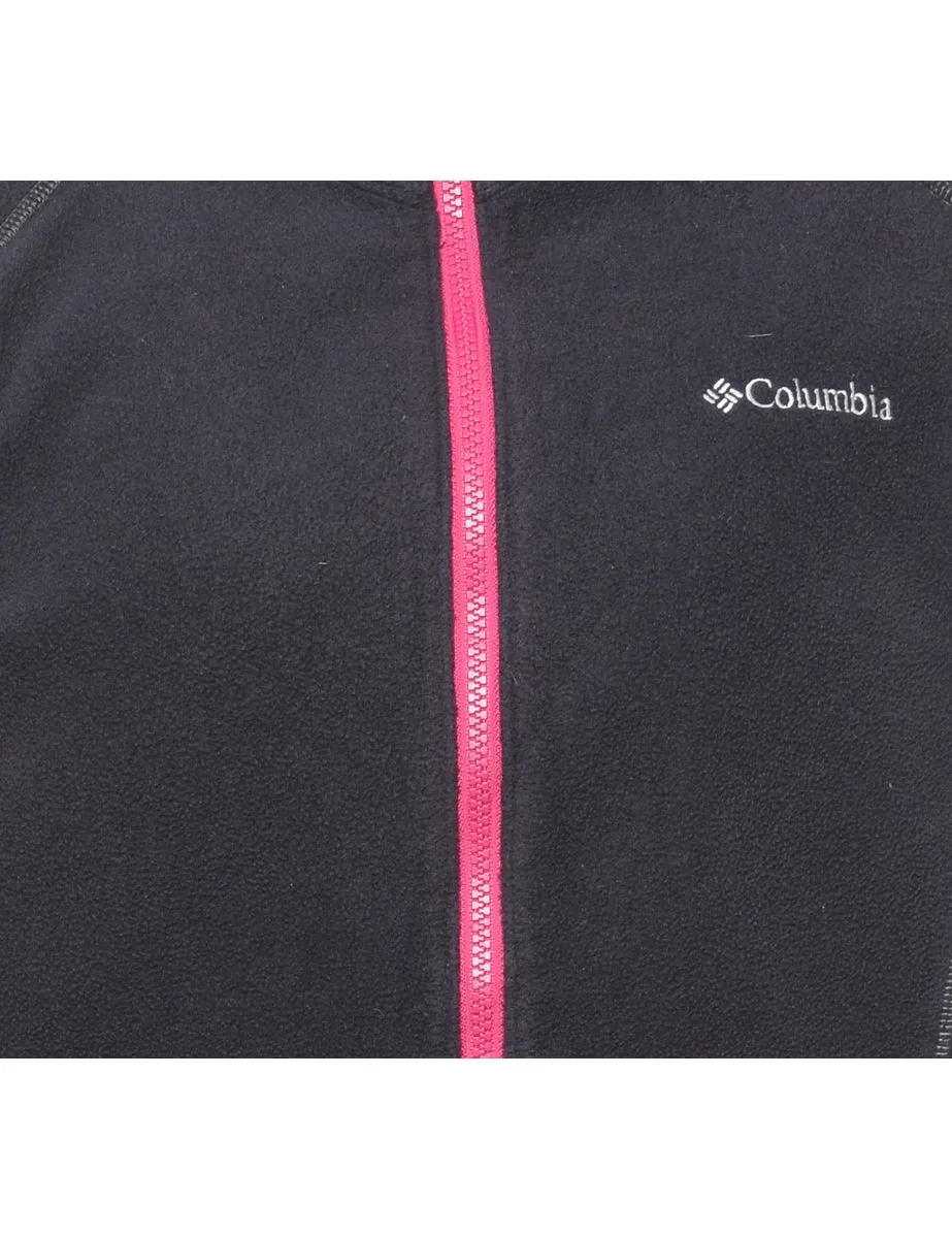 Black Columbia Fleece - L