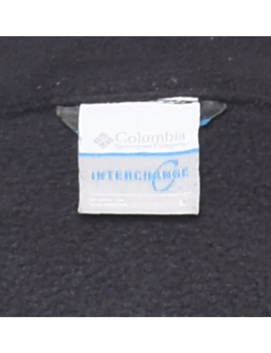 Black Columbia Fleece - L
