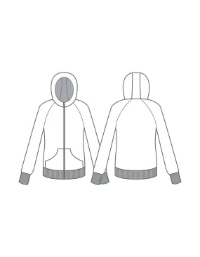 Crosshatch Full Zip Hoody