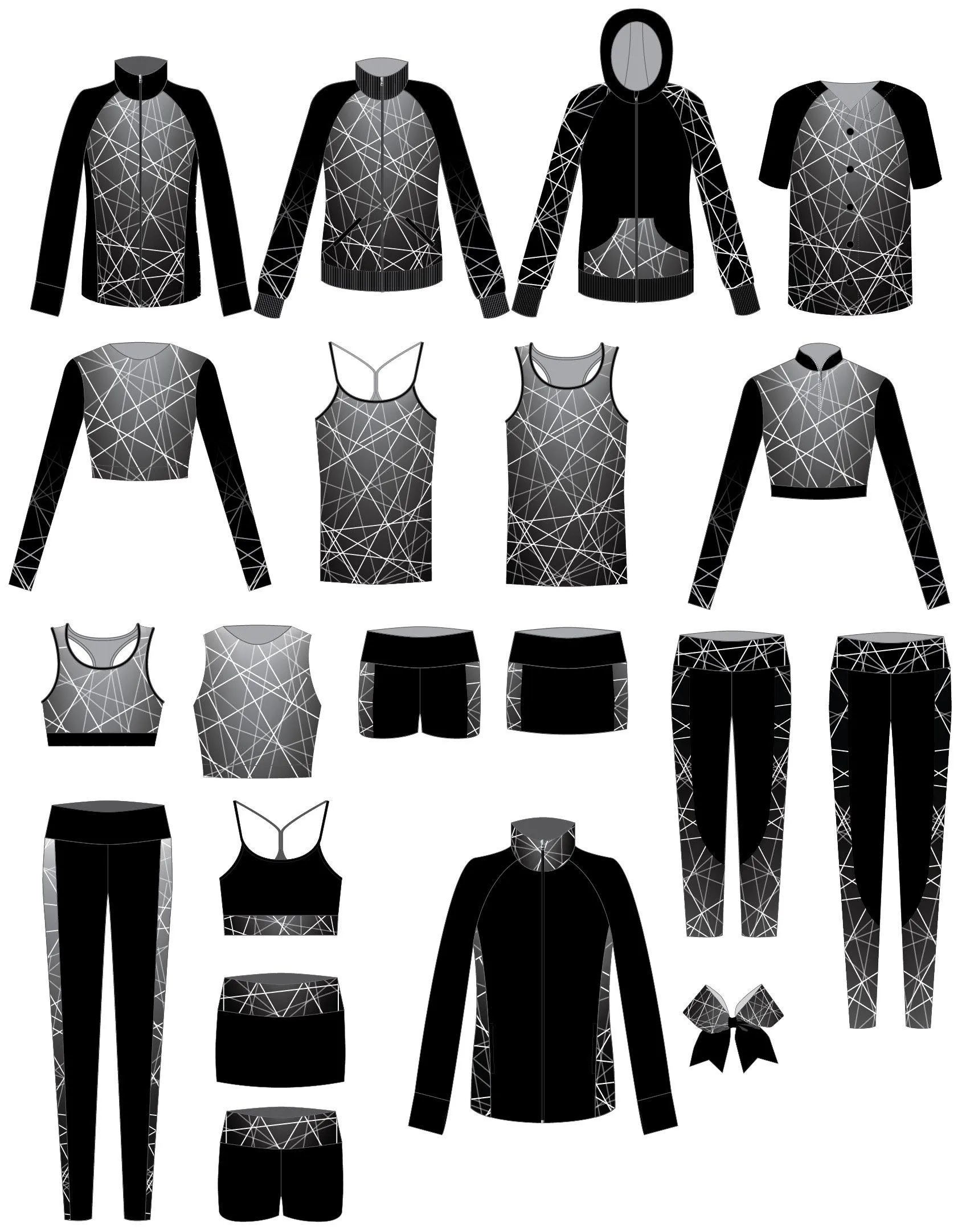 Crosshatch Full Zip Hoody