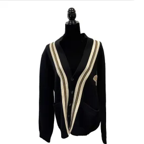 Gucci - Wool Bee Appliqu Black Cardigan - Size label missing