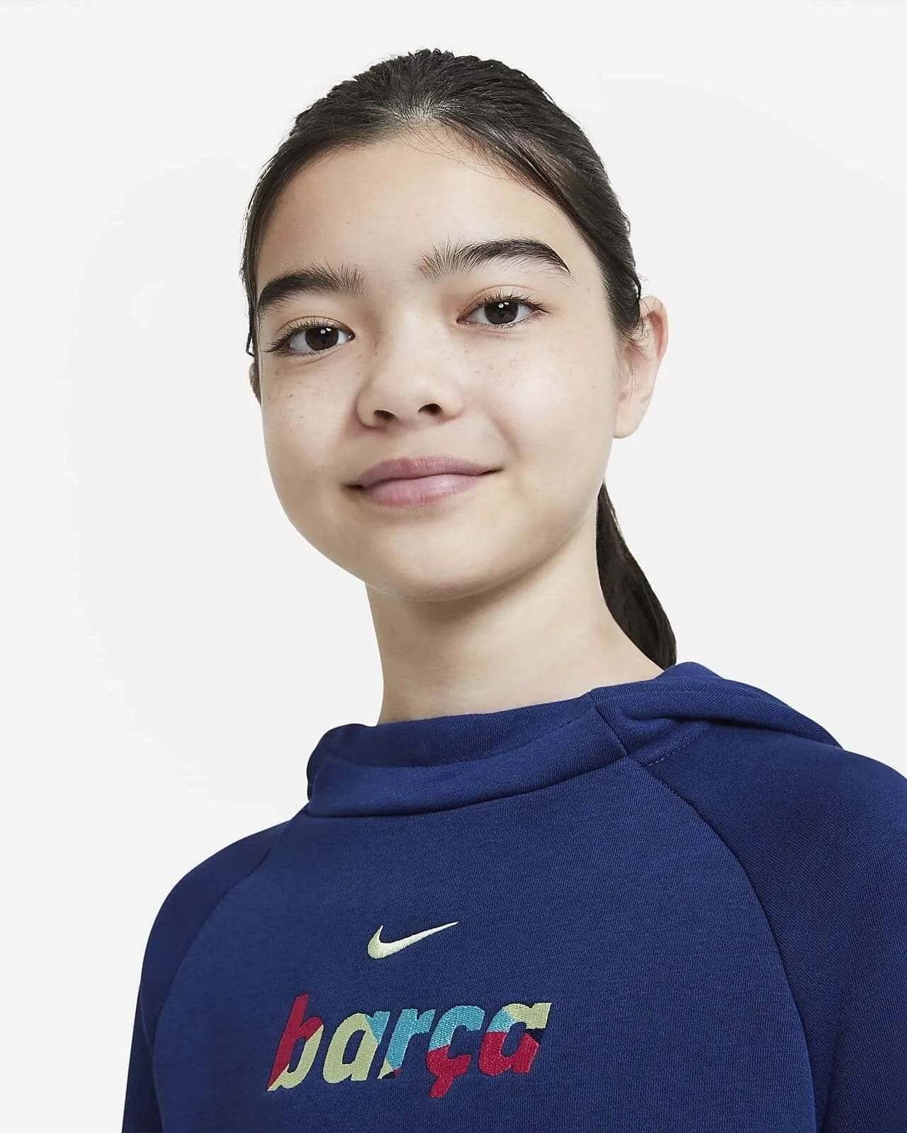 Nike Barcelona Youth Fleece Pullover Hoodie