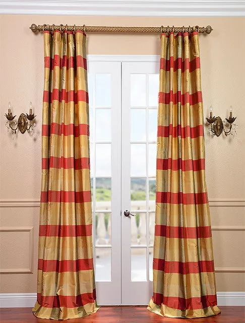 silk taffeta plaids~salmon/cream 54&quot; wide Taf#C5[5]